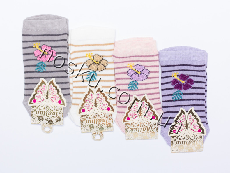 Шкарпетки жіночі укорочені 12 пар ТМ Inaltun 21029