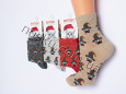 Шкарпетки жіночі новорічні з люрексом 12 пар ТМ Ekmen 22082