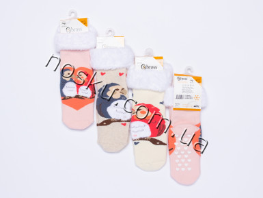 Шкарпетки дитячі махрові з гальмами 12 пар ТМ Bross 33156