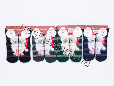 Шкарпетки дитячі новорічні махрові 12 пар ТМ Pier Lone 33006