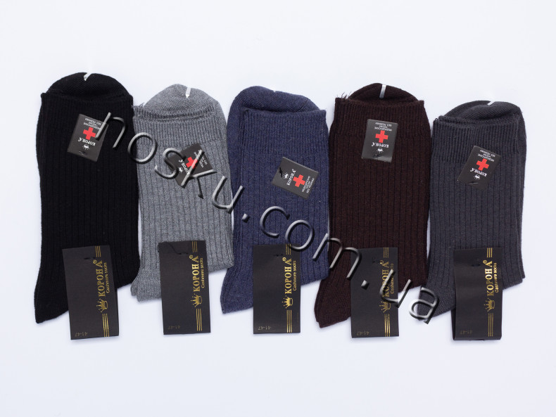 Шкарпетки чоловічі вовняні 10 пар ТМ Корона 13205