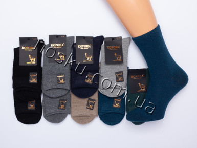 Шкарпетки чоловічі вовняні 10 пар ТМ Корона 13212