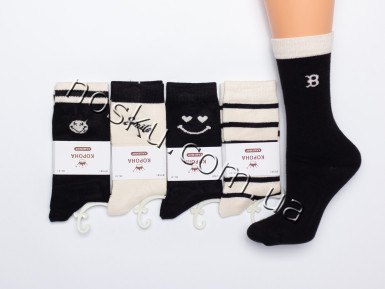 Шкарпетки жіночі кашемір 10 пар ТМ Корона 23400