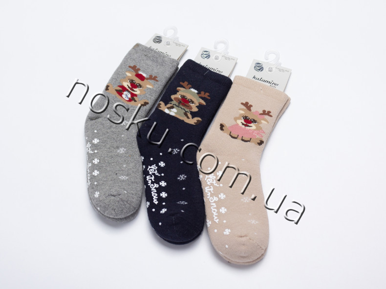 Шкарпетки дитячі махрові 12 пар ТМ Katamino 33063