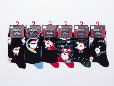 Шкарпетки чоловічі новорічні 12 пар ТМ Ekmen 12061