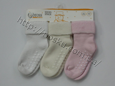 Дитячі махрові шкарпетки з тормозами Bross 33146