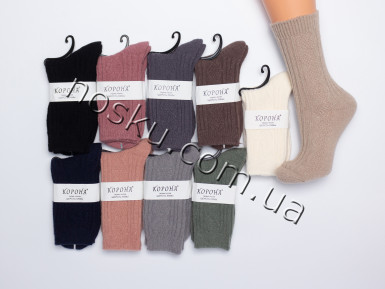 Шкарпетки жіночі вовняні 10 пар ТМ Корона 23453