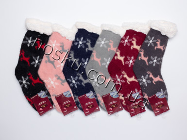 Шкарпетки жіночі домашні 12 пар ТМ Корона 23467