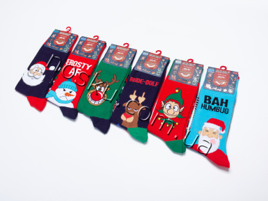 Шкарпетки чоловічі новорічні 12 пар ТМ Ekmen 12078