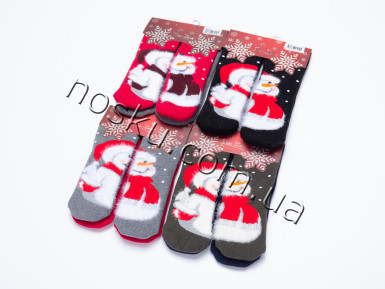 Шкарпетки дитячі новорічні махрові 12 пар ТМ Pier Lone 33044