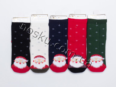 Шкарпетки жіночі новорічні махрові 12 пар ТМ Pier Lone 23076