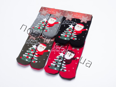 Шкарпетки дитячі новорічні махрові 12 пар ТМ Pier Lone 33054