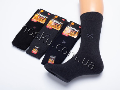 Шкарпетки чоловічі вовняні з махрою 12 пар ТМ Hakan 13011
